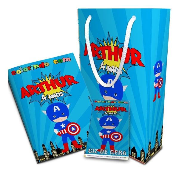 50 Kits Colorir Revistinha Com Giz E Sacolinhas 12x20 - Image 9