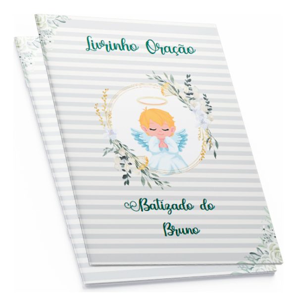 30 Livrinhos De Orações Lembrancinha Batizado