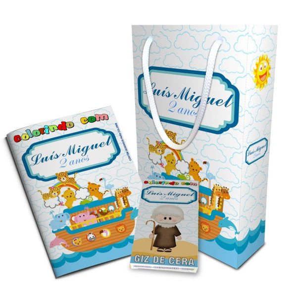70 Kits Colorir 15x20 E Sacolinhas Personalizadas Grandes - Image 2