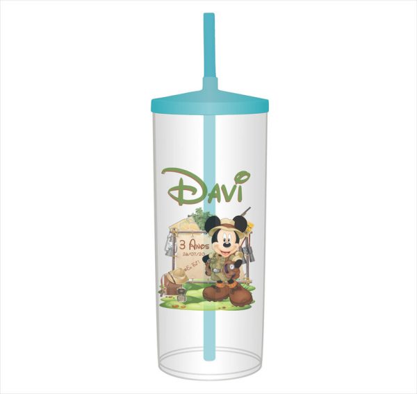 95 Copo Personalizado Mickey Safari Q032 0543 - Image 2