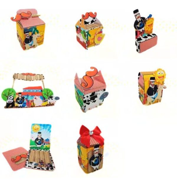 Kit 30 Caixas Personalizadas + Topo Bolo Festa Fazend Bita 3