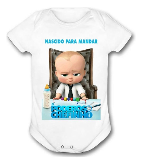 Body Bebe Poderoso Chefinho Nascido Para Mandar