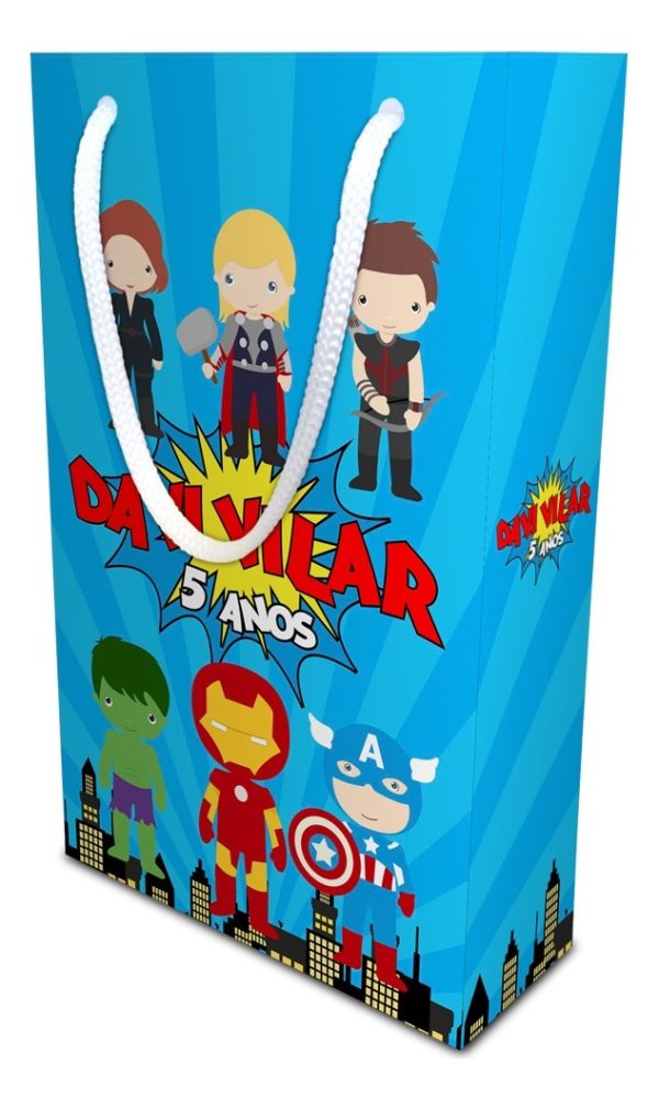 Sacolinha Personalizada Grande Kit Com 50 12 X 20 Cm