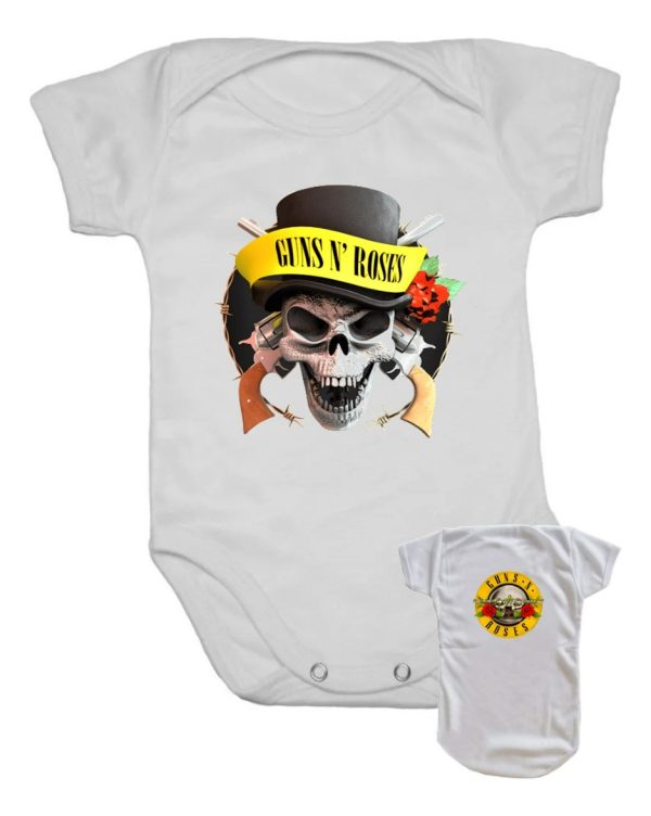 Body Bebe Guns N Roses Banda Hard Rock Música Caveira