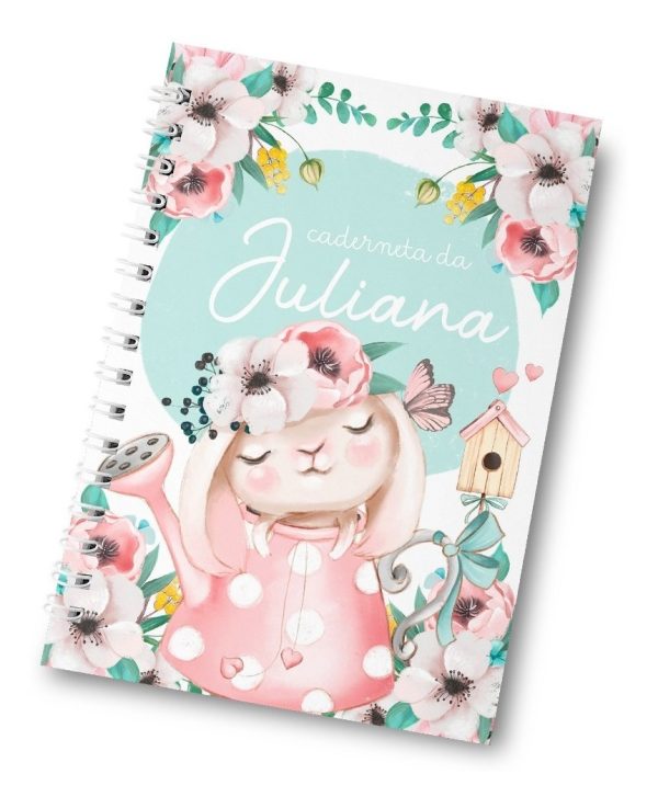 Caderneta De Vacinação Coelhinho Capa Dura Personalizada