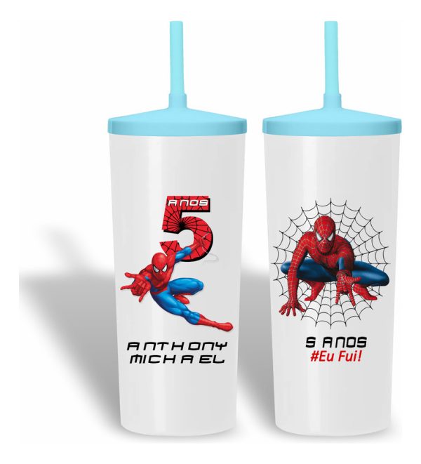 20 Copo Personalizado Homem Aranha S007 0457 - Image 5