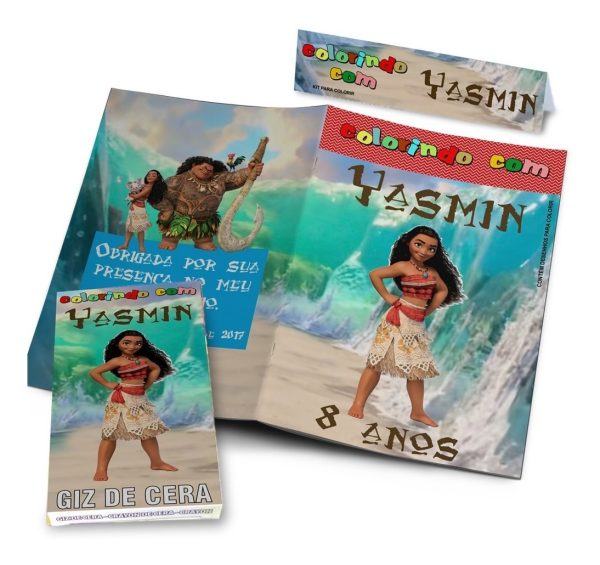 70 Kits Colorir Revistinha Com Giz Personalizados - Image 4