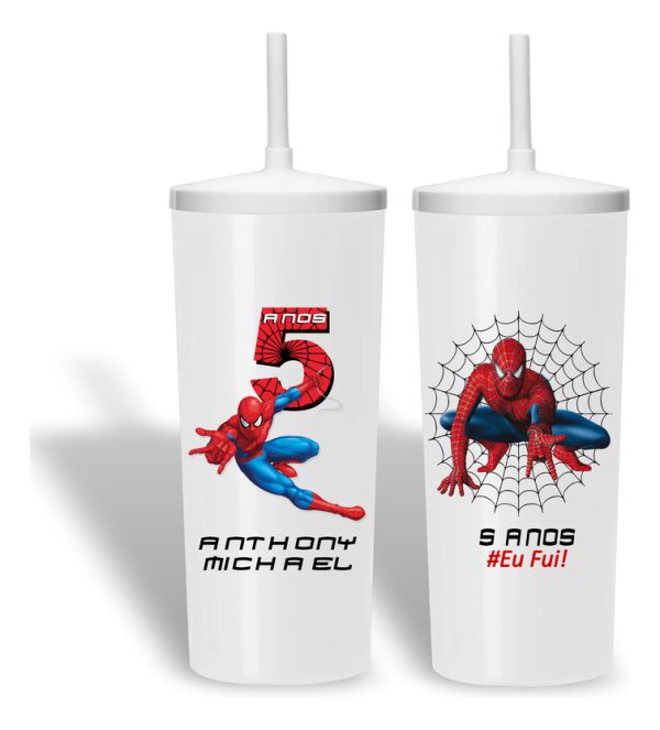 20 Copo Personalizado Homem Aranha S007 0457 - Image 3