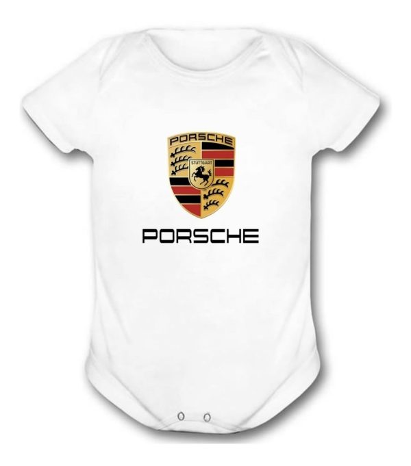 Body Bebê Carro Porsche