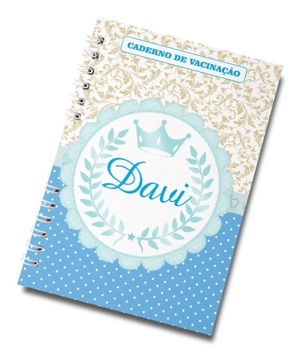 Caderneta Vacinação Realeza Personalizada Capa Dura Wire-o - Image 2