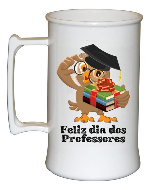 10 Canecas Chopp Acrílico 300ml Para O Dia Dos Professores