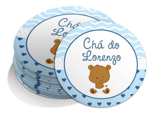 60 Tags Personalizadas Lembrancinhas Chá De Bebê - Image 5