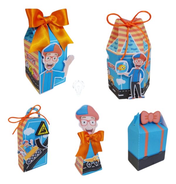 Kit 30 Cxs Personalizadas + Topobolo Blip