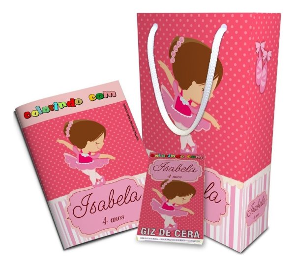 50 Kits Colorir Com Revistinha Giz E Sacolinhas 12x20 - Image 5