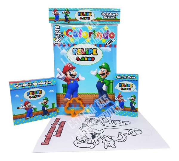 70 Livros Colorir Pintar Giz De Cera Massa Molde Aniversário - Image 3