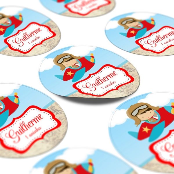 500 Adesivos Personalizados 5x5 Latinhas Tubetes Caixinhas - Image 3