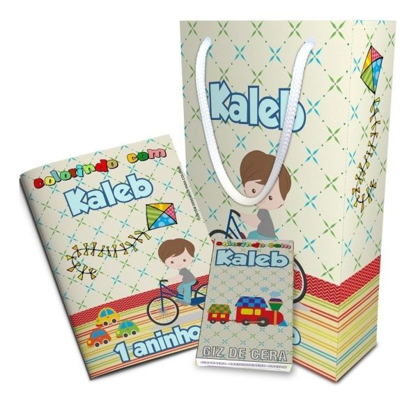45 Kits Colorir Revistinha Com Giz E Sacolinhas 12x20 - Image 2
