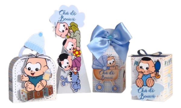 Kit 30 Cxs Personalizadas Chá De Fralda + Topo De Bolo - Image 3