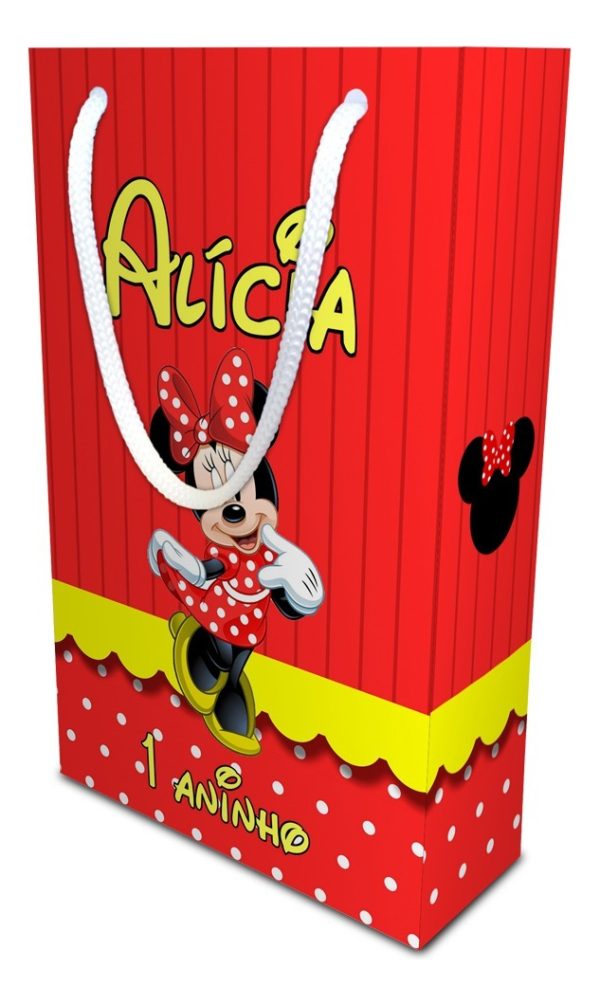 Sacolinha Personalizada Grande Kit Com 50 12 X 20 Cm - Image 3