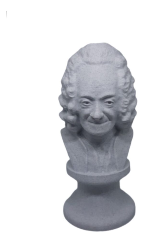 Escultura Busto Voltaire - Iluminista Francês - Impressão 3d - Image 2