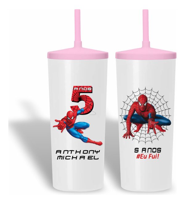 20 Copo Personalizado Homem Aranha S007 0457 - Image 9