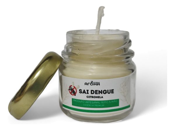 Vela Citronela Afasta Mosquito Da Dengue