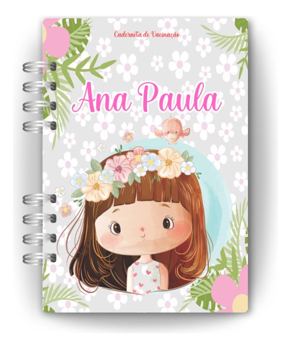 Caderneta De Vacinação Menina Personalizada Capa Dura - Image 13