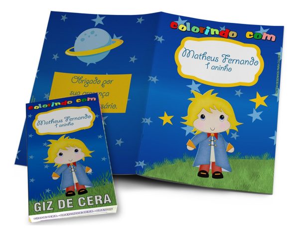 20 Kits Revistinha Colorir 15x20 Com Giz De Cera Promoção