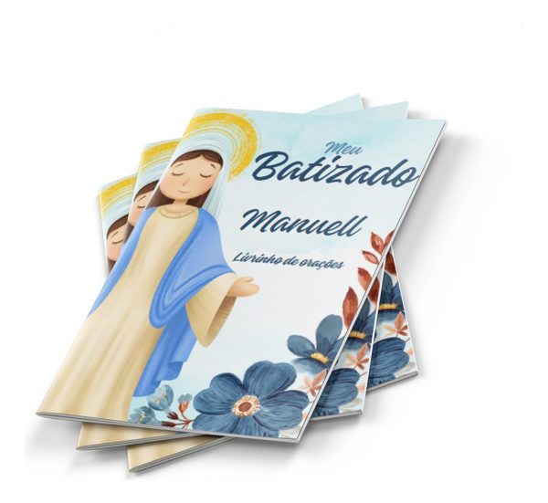 10 Livrinhos De Oração Batizado Nossa Senhora