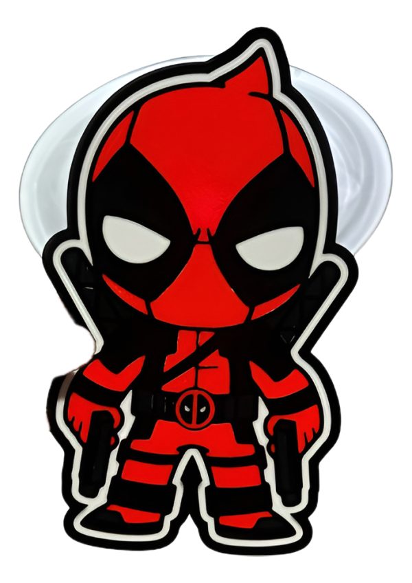 Luminaria Deadpool Light Box Led - Impressão 3d