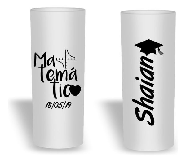 50 Copo Personalizado Formatura Matemática T001 0325