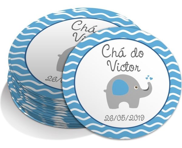 60 Tags Personalizadas Lembrancinhas Chá De Bebê - Image 4