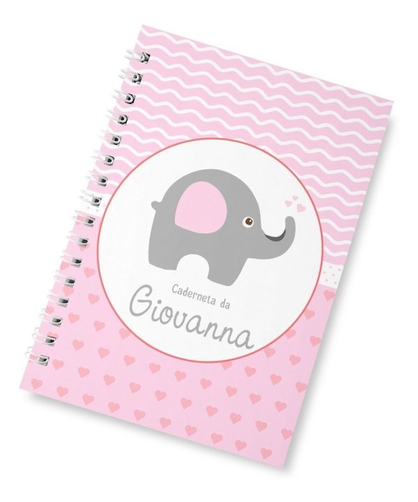 Caderneta De Vacinação Elefantinho Personalizada 15x20 - Image 3