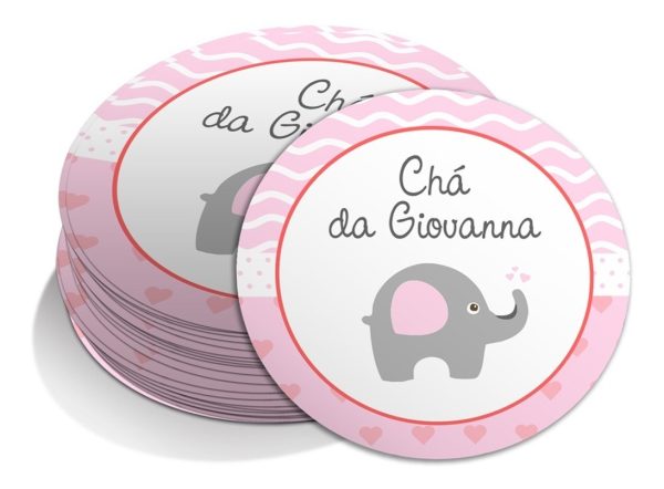60 Tags Personalizadas Lembrancinhas Chá De Bebê - Image 3