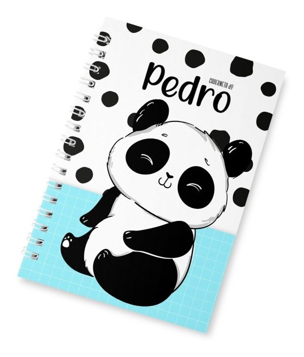 Caderneta De Vacinação Panda Personalizada Wire-o 15x20 - Image 2