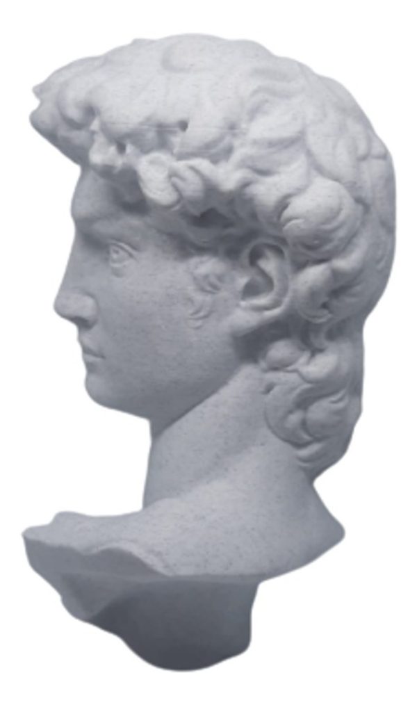 Escultura Busto Davi/david De Michelangelo (v2) - 15cm - Image 4