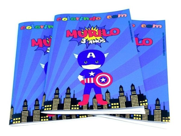 30 Kits De Colorir Revistinhas + Giz Circo Personalizada - Image 4