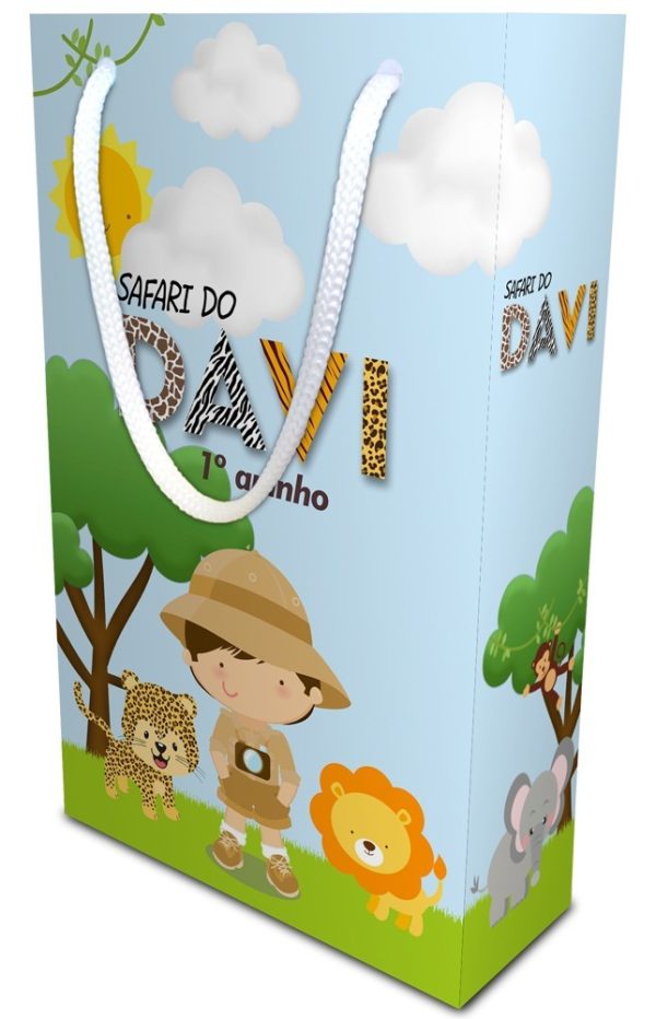 Sacolinha Personalizada Grande Kit Com 50 12 X 20 Cm - Image 7