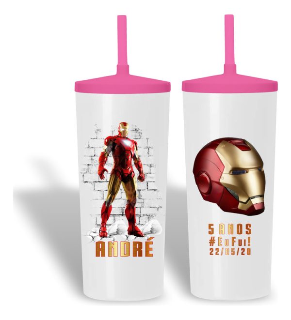 20 Copo Personalizado Homem De Ferro S007 0472 - Image 10