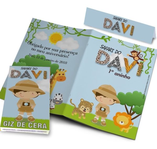 35 Kits Revistinhas Colorir + Giz De Cera Personalizados - Image 4