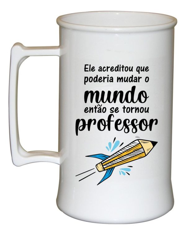 10 Canecas Chopp Acrílico 300ml Para O Dia Dos Professores - Image 7