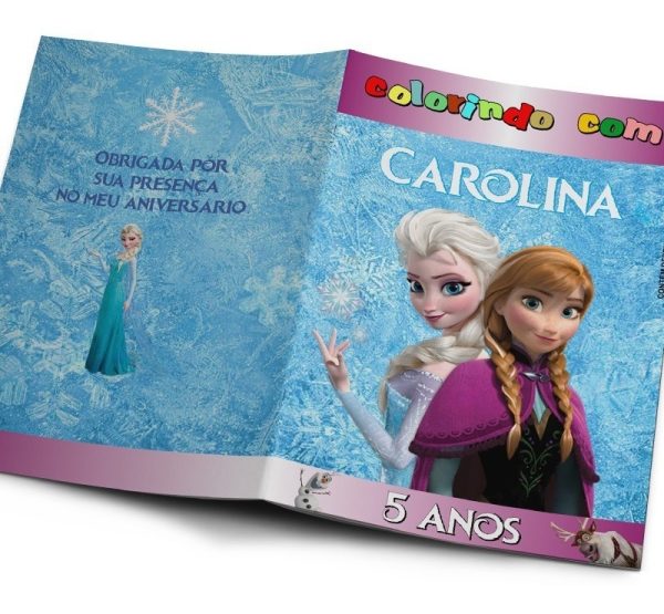100 Kits Revistinha Colorir+giz De Cera Personalizado Grande - Image 3