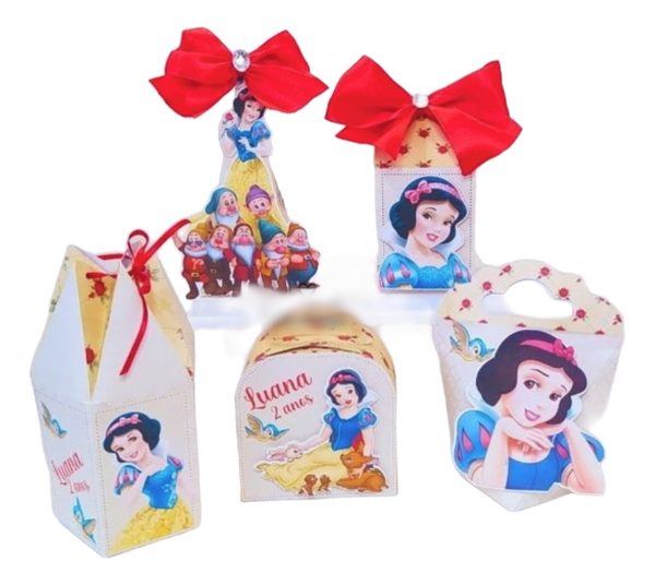 Kit 30 Cxs Personalizadas + Topo De Bolo Braca De Neve - Image 2