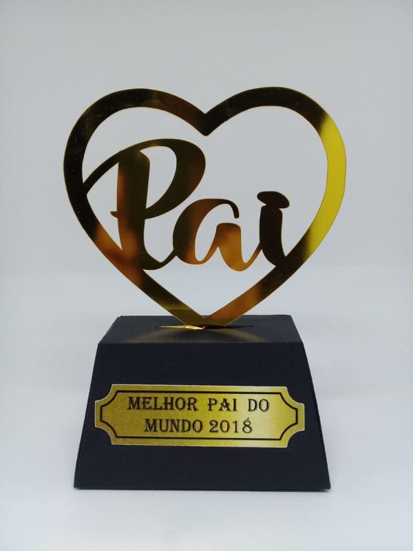 Kit 30 Caixas Personalizadas + Topo Bolo Festa Dia Pais 186