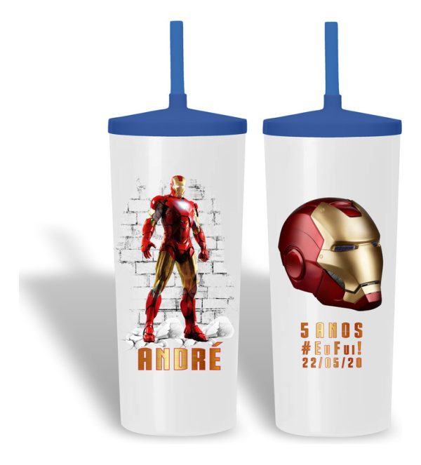 20 Copo Personalizado Homem De Ferro S007 0472 - Image 6