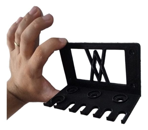 Suporte De Parede Para Até 9 Chave De Fenda/philips - Preto - Image 2