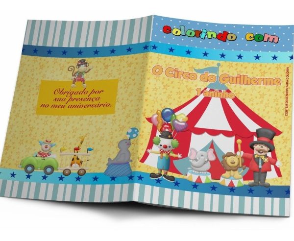 25 Kits Revistinhas Colorir + Giz De Cera Personalizados - Image 4