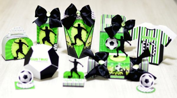 Kit 30 Cxs Personalizadas + Topo Bolo Festa Futebol 6 - Image 2
