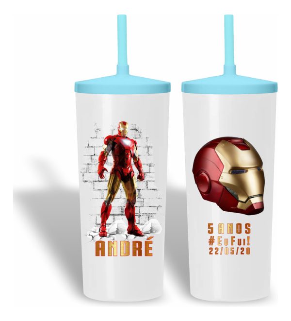 20 Copo Personalizado Homem De Ferro S007 0472 - Image 5
