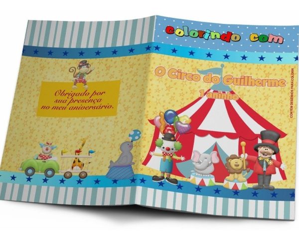 200 Kits Revistinhas De Colorir E Giz De Cera Personalizados - Image 3